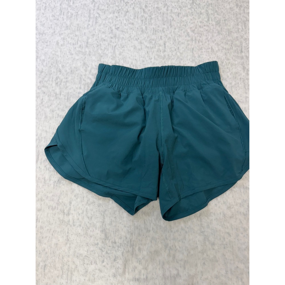 Members Mark Womens Motion Short Teal Green 4 Inch Inseam XS New With Tags